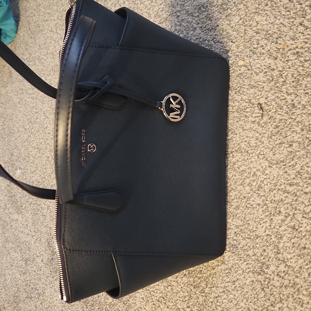 Michael Kors navy blue handbag